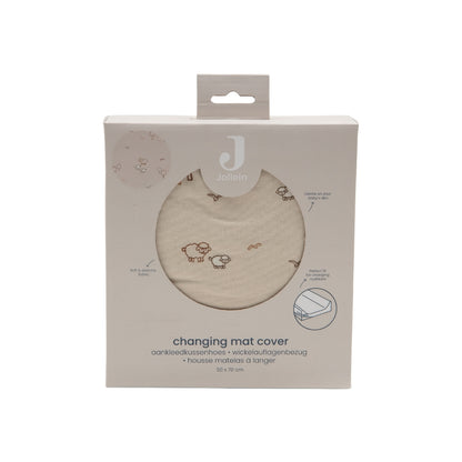 Jollein Housse Pour Matelas à Langer Jersey Woolly Multi
