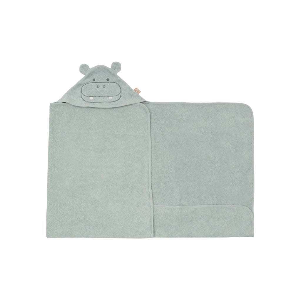 Jollein Badcape Hippo Happy Multi 70 x 130 cm