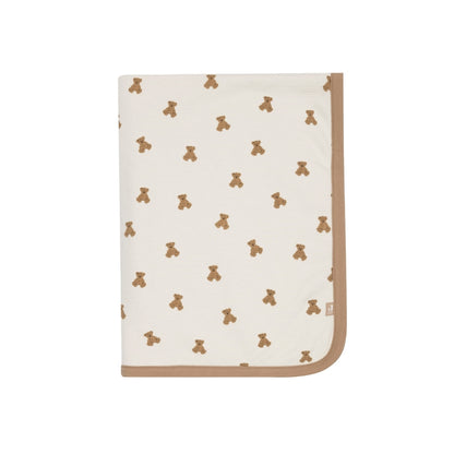 Jollein Deken Voor Wieg Mini Teddy Bear Little Waffle / Fluffy Multi B 75 x L 100 cm