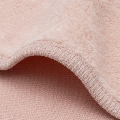 Jollein Deken Voor Wieg Basic Sherpa / Jersey Silk Rose B 75 x L 100 cm