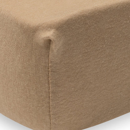 Jollein Hoeslaken Voor Wieg Jersey Hazel / Oatmeal B 40 / 50 x L 80 / 90 cm – 2 Stuks