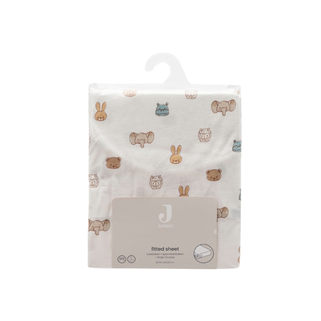 Jollein Drap-housse Pour Berceau Jersey Jollies Multi Lg 40 / 50 x L 80 / 90 cm