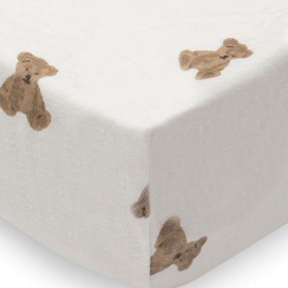 Jollein Drap-housse Pour Berceau Jersey Mini Teddy Bear Multi Lg 40 / 50 x L 80 / 90 cm