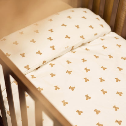 Jollein Hoeslaken Voor Bed Jersey Mini Teddy Bear Multi B 60 x L 120 cm