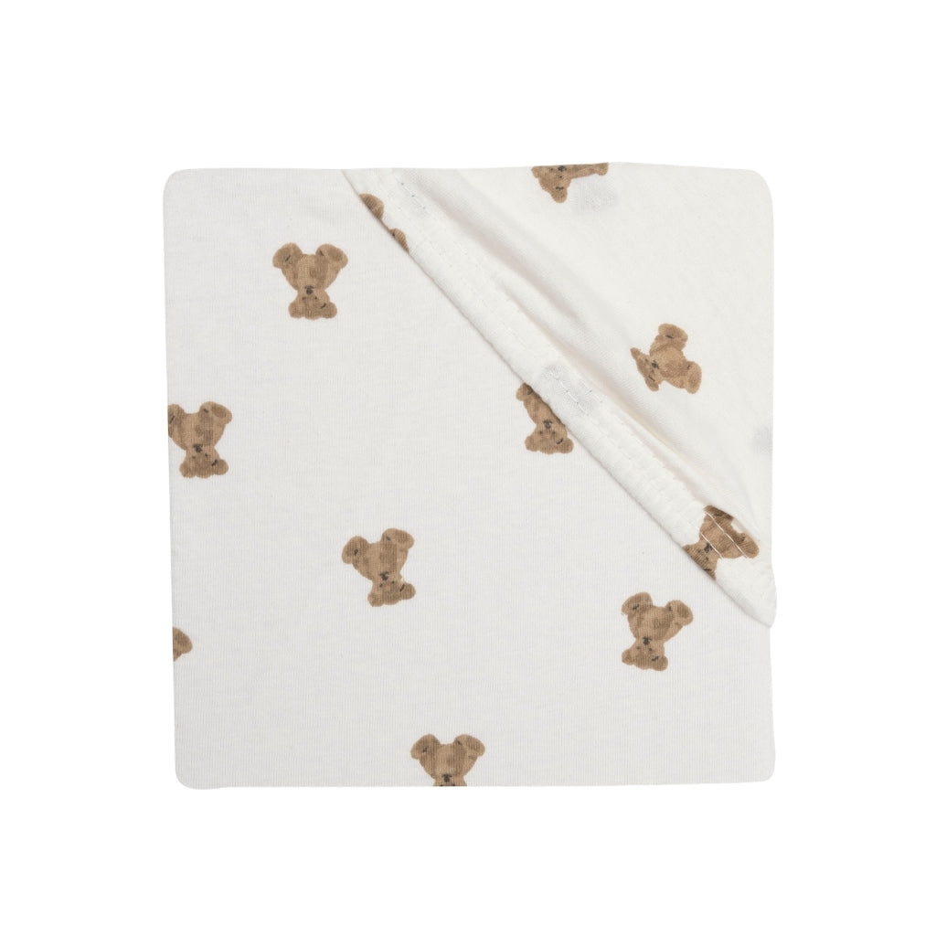 Jollein Hoeslaken Voor Bed Jersey Mini Teddy Bear Multi B 60 x L 120 cm