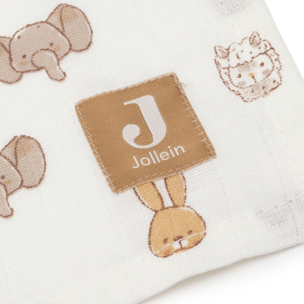 Jollein Essuie Tetra Jollies Multi Lg 115 x L 115 cm – 2 Pièces