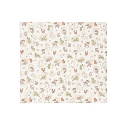 Jollein Essuie Tetra Barn Buddies Multi Lg 70 x L 70 cm – 3 Pièces