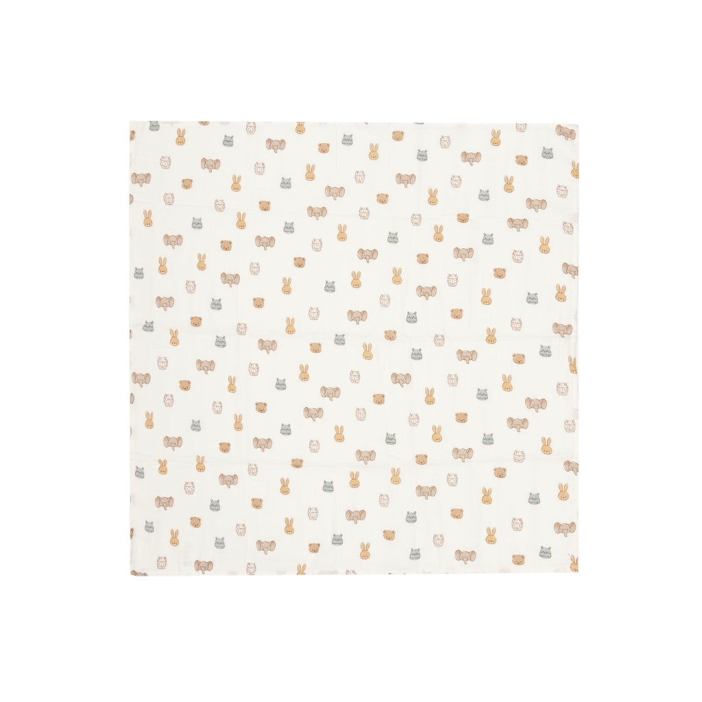 Jollein Tetradoek Jollies Multi B 70 x L 70 cm – 3 Stuks