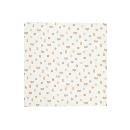 Jollein Tetradoek Jollies Multi B 70 x L 70 cm – 3 Stuks