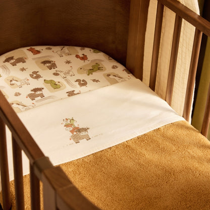 Jollein Drap Pour Berceau Barn Buddies Multi Lg 75 x L 100 cm
