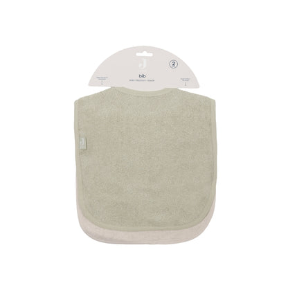 Jollein Bavoir En Tissu éponge Soft Matcha / Sand – 2 Pièces
 