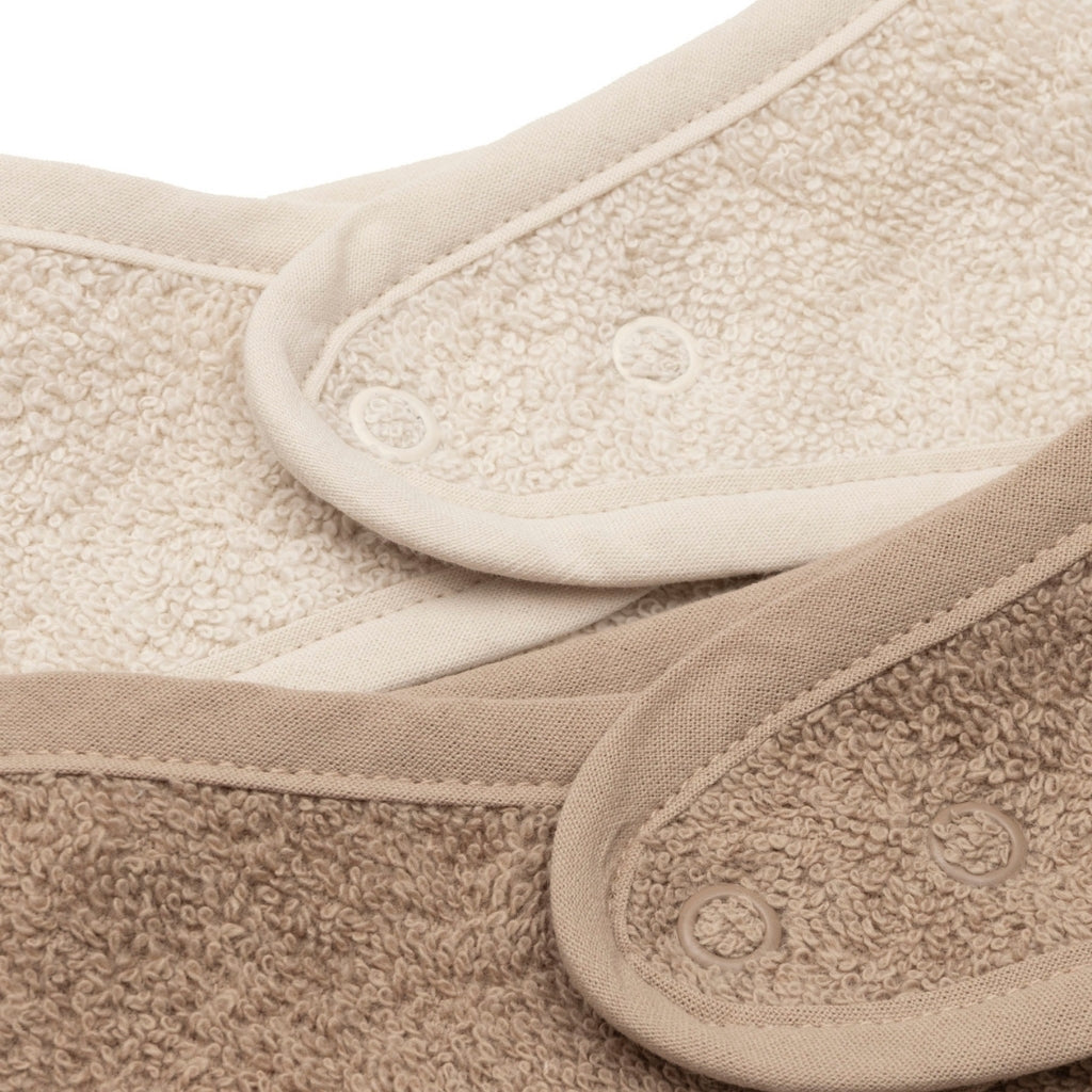 Jollein Bandana Slab Sand / Milky Coffee – 2 Stuks