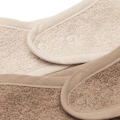 Jollein Bandana Slab Sand / Milky Coffee – 2 Stuks