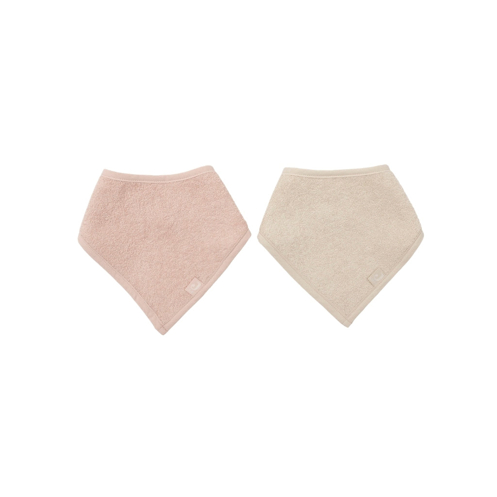 Jollein Bandana Slab Silk Rose / Sand – 2 Stuks