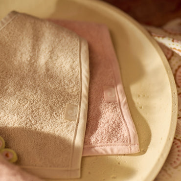 Jollein Bandana Slab Silk Rose / Sand – 2 Stuks