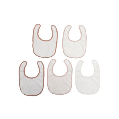 Jollein Slabbetje Jersey Waterbestendig Soft Plumes Multi – 5 Stuks