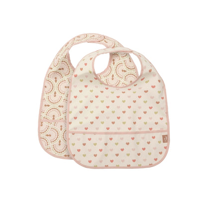 Jollein Bavoir Imperméable Soft Plumes Multi – 2 Pièces
 