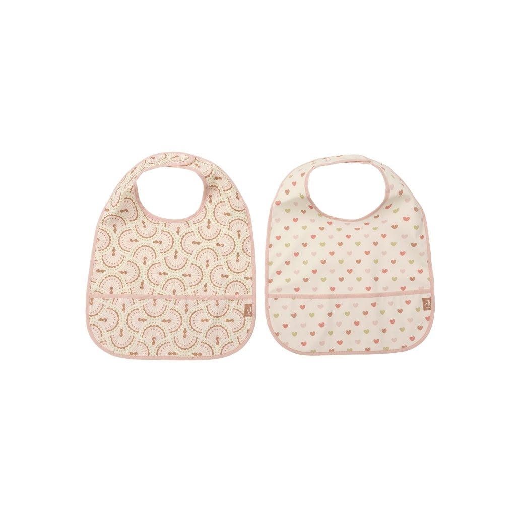 Jollein Bavoir Imperméable Soft Plumes Multi – 2 Pièces
 