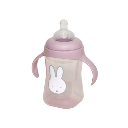 Koko 2-in-1 Oefenbeker Met Zachte Tuit 300 ml Miffy Pink