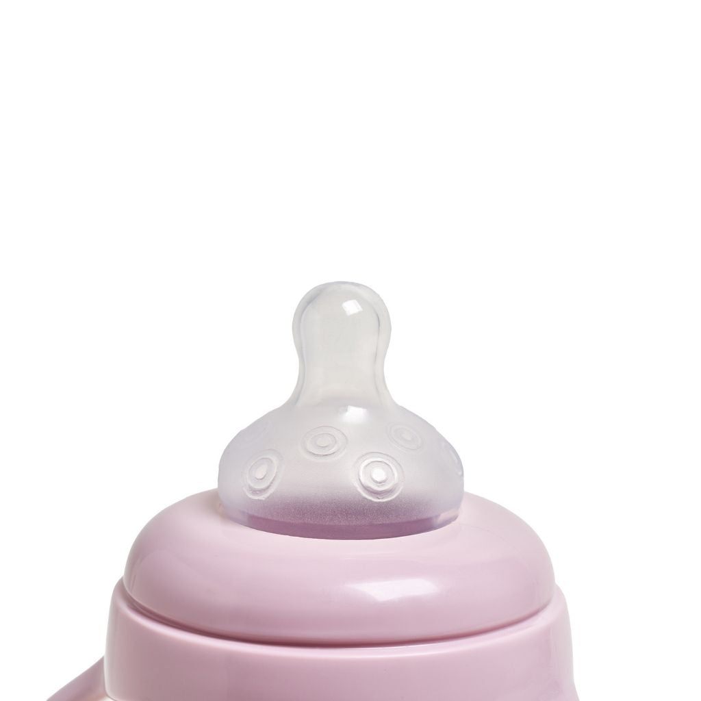 Koko 2-in-1 Oefenbeker Met Zachte Tuit 300 ml Miffy Pink