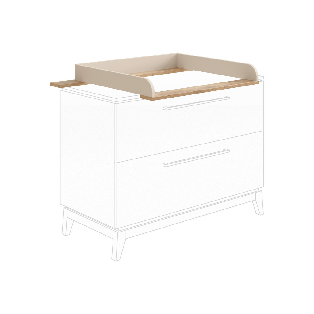 PAIDI Verlengstuk Voor Commode Stiene Cashmere Beige