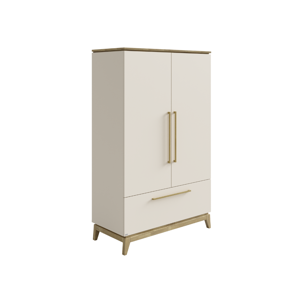 PAIDI PAIDI Armoire à 2 Portes et 1 Tiroir Stiene Cashmere Beige