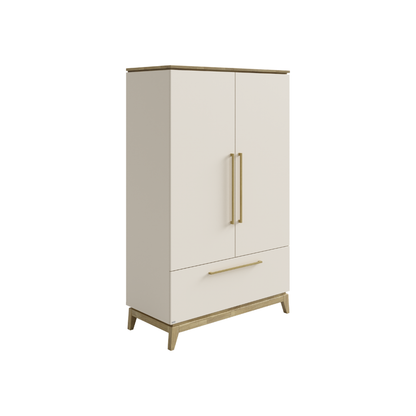 PAIDI PAIDI Armoire à 2 Portes et 1 Tiroir Stiene Cashmere Beige