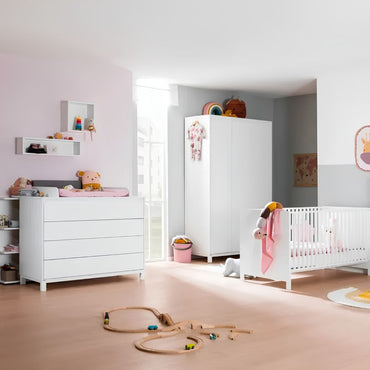 PAIDI Lit Enfant Olli Lit évolutif Lg 70 x L 140 cm Chalk White 