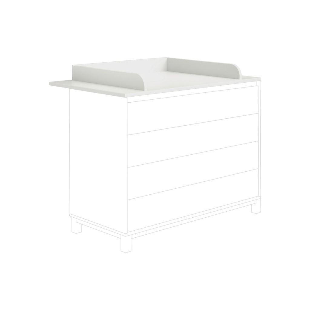 PAIDI Verlengstuk Voor Commode Olli Chalk White