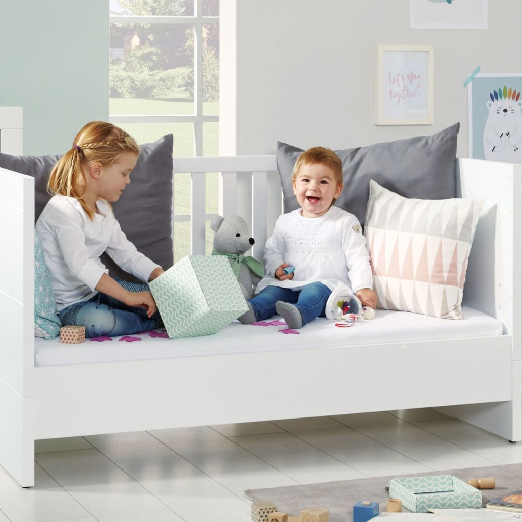 PAIDI Sponden Voor Peuterbed Fiona White B 70 x L 140 cm