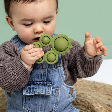 Trixie Pop-it Siliconen Speelgoed Mr. Dino Green