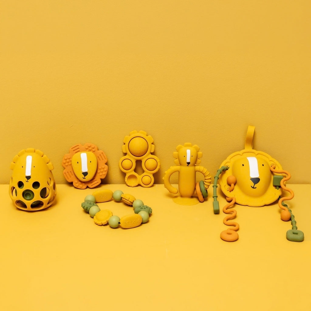 Trixie Pop-it Siliconen Speelgoed Mr. Lion Yellow