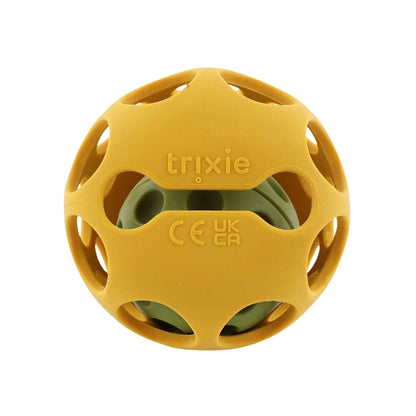 Trixie Sensorische Rammelaar Siliconen Mr. Lion Yellow