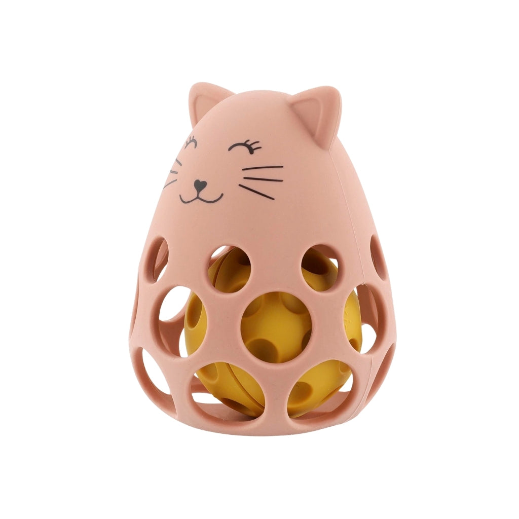 Trixie Sensorische Rammelaar Siliconen Mrs. Cat Roze