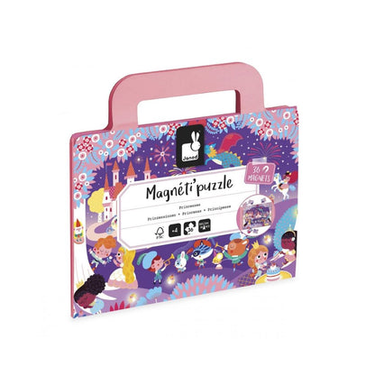 Janod Magnetische Puzzel Magnéti'puzzle Prinsessen Multi – 36 Stuks