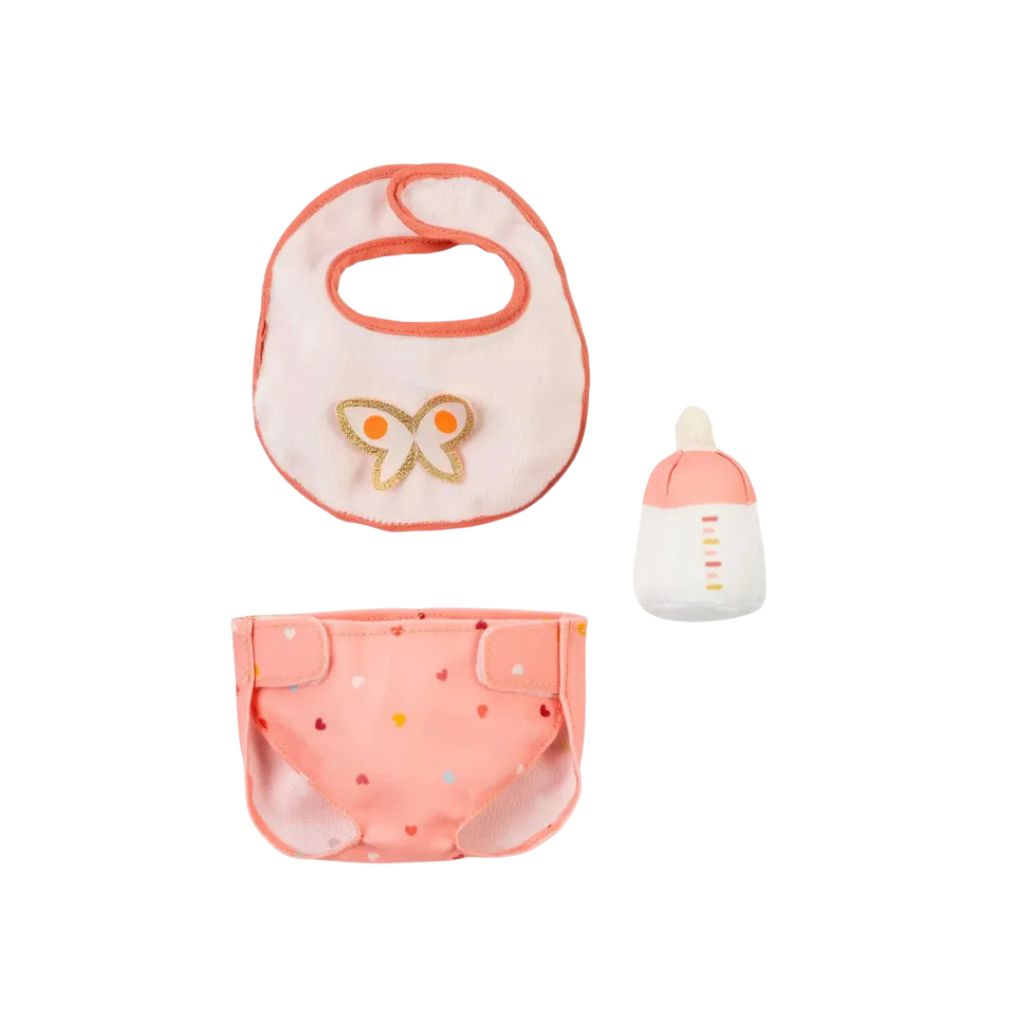 Lilliputiens Accessoires  Ensemble Pour Poupées Pink - 3 Pièces