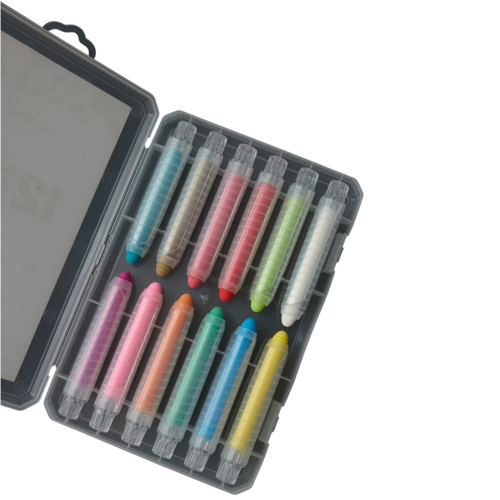 Kinderly Stofvrije Krijtjes Multi – 12 Stuks