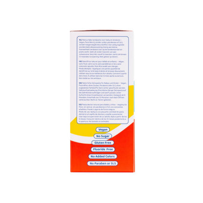 Babyton Tandpasta Pompflacon Fluoridevrij Aardbei Smaak 200 ml