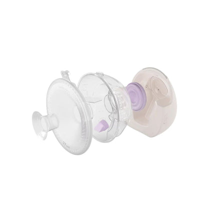 AVENT Borstkolf Hands-free Inbra Dubbel Starter Set + Zuigspeen Beige
