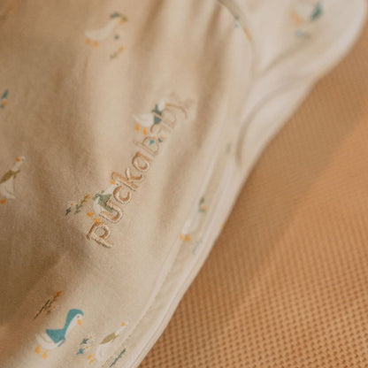 Puckababy Sac d'emmaillotage / Sac De Couchage d'été The Orginal Piep Cotton TOG 0,5 Geese 66 cm