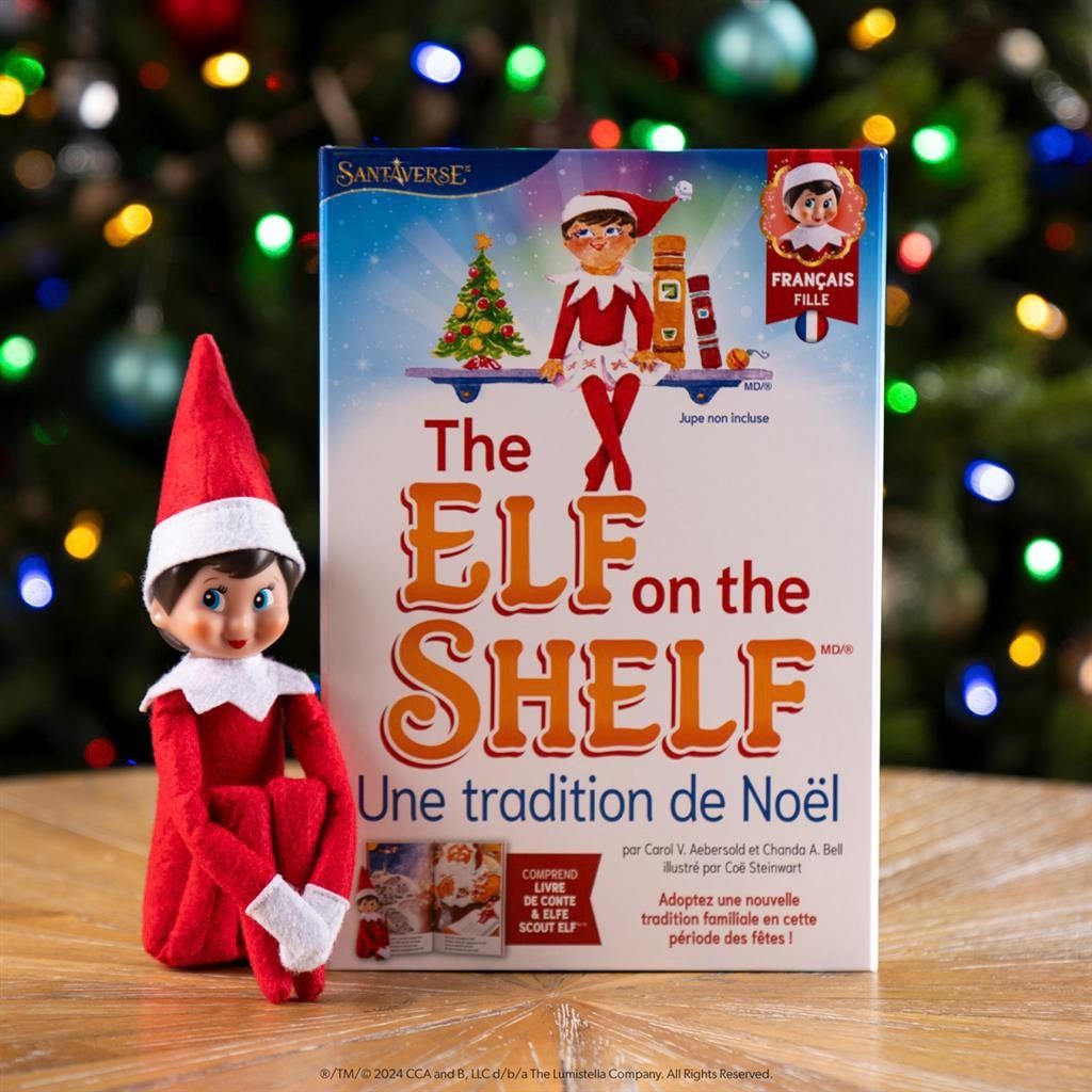 The Elf On The Shelf Cadeau Set Meisje Boek + Pop FR Multi