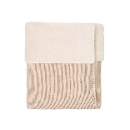 Koeka Couverture Pour Berceau Teddy Whisper Waves Burgundy Lg 75 x L 100 cm