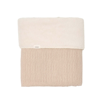 Koeka Couverture Pour Berceau Teddy Whisper Waves Burgundy Lg 75 x L 100 cm