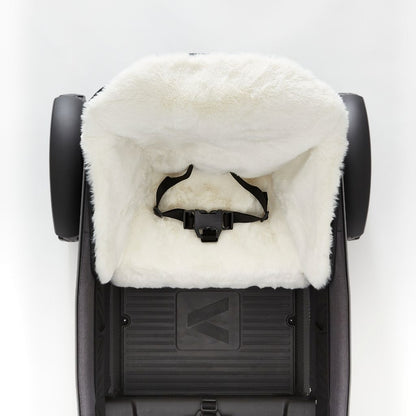 Veer Siège En Peau De Mouton Vegan Pour Chariot Cruiser White
 