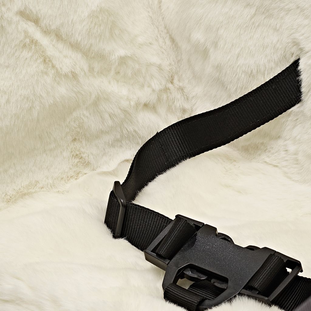Veer Siège En Peau De Mouton Vegan Pour Chariot Cruiser White
 