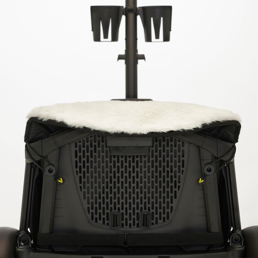 Veer Siège En Peau De Mouton Vegan Pour Chariot Cruiser White
 