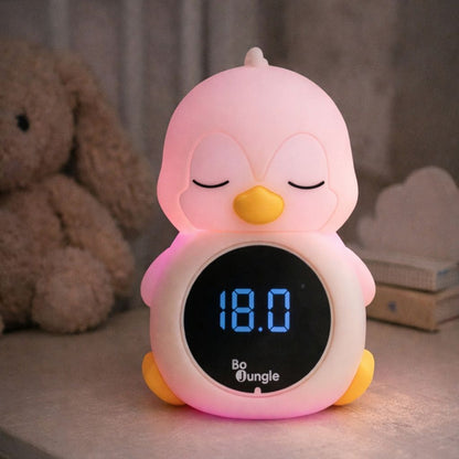 BoJungle 3-en-1 Thermomètre Numérique Pour Salle De Bain / Chambre à Coucher + Veilleuse White 
 