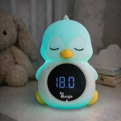 BoJungle 3-en-1 Thermomètre Numérique Pour Salle De Bain / Chambre à Coucher + Veilleuse White 
 
