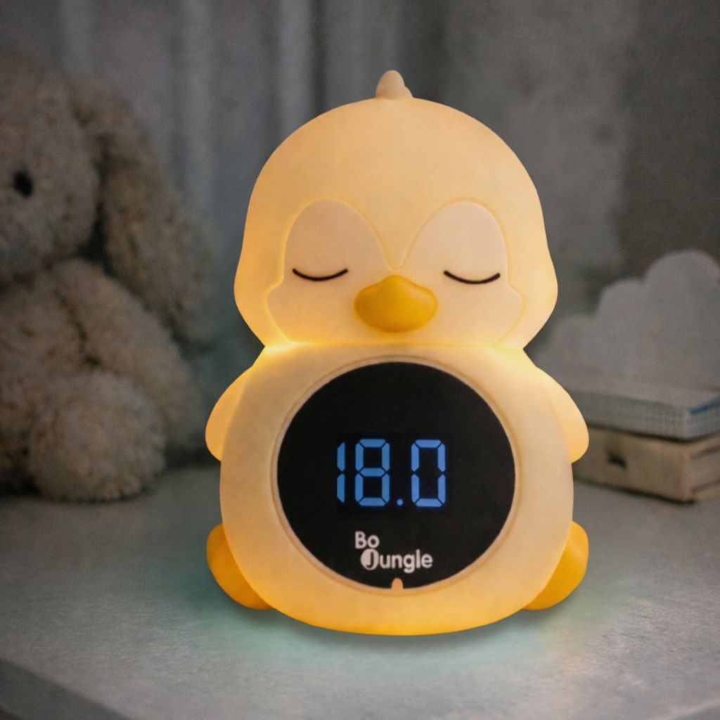 BoJungle 3-en-1 Thermomètre Numérique Pour Salle De Bain / Chambre à Coucher + Veilleuse White 
 