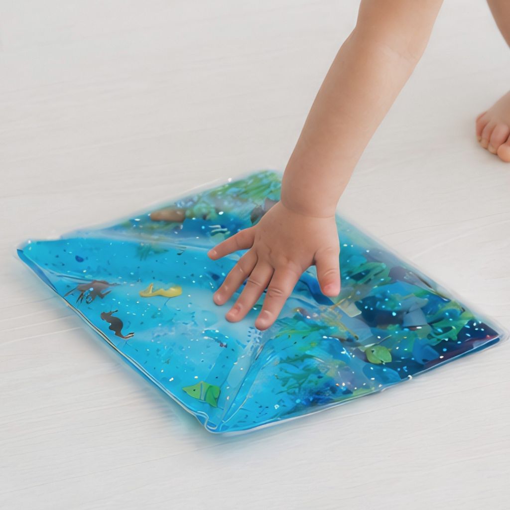 Sense2Play Sensorisch Vloeistofkussen Oceaandieren Blue